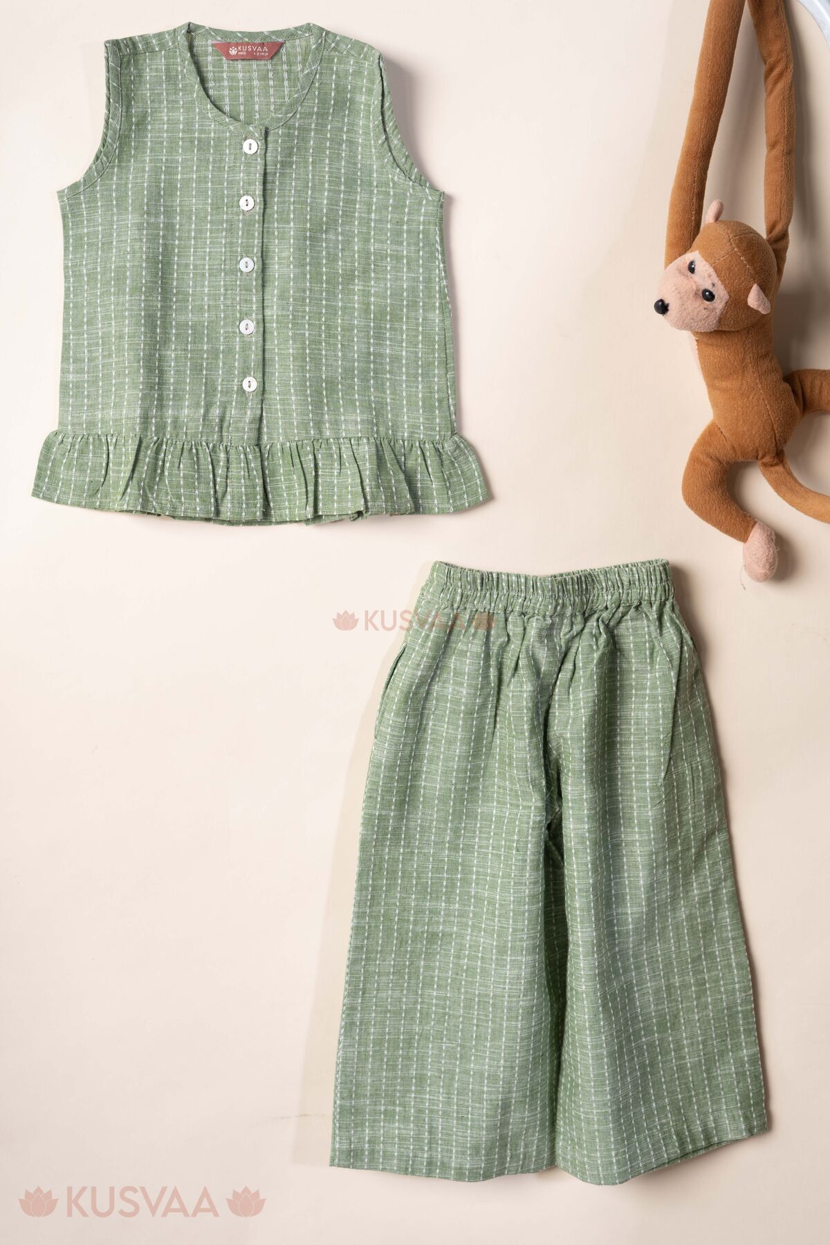Image for Kusvaa Grw141 Divya Handloom Top Pant Set Front