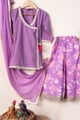 Image for Kusvaa Grw148 Ikshita Angrakha Sharara Dupatta Set Front
