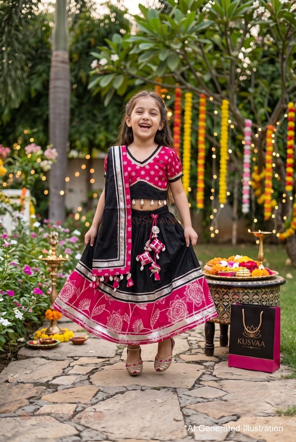 Jahnavi Cotton Lehenga Set