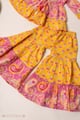 Image for Kusvaa Grw166 Jeevika Cotton Yellow Sharara Kurta Set Bottom