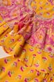 Image for Kusvaa Grw166 Jeevika Cotton Yellow Sharara Kurta Set Detailing