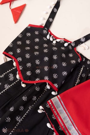 Image for Kusvaa Grw167 Ishani Cotton Lehenge Set Detailingnew