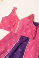 Image for Kusvaa Grw170 Bimla Cotton Lehenga Set Close