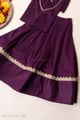 Image for Kusvaa Grw171 Riya Silk Lehenga Choli Set Side