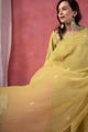 Image for Kusvaa Kds041 Naina Chanderi Kurta Dupatta Set Dupatta