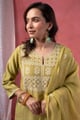 Image for Kusvaa Kds041 Naina Chanderi Kurta Dupatta Set Featured