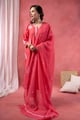 Image for Kusvaa Kds042 Chanchal Chanderi Kurta Dupatta Set Front