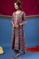 Image for Kusvaa Wkr407 Kali Handblock Semi A Line Kurta Style