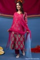Image for Kusvaa Wkr410 Karuna Handblock Cotton Kurta Duaptta