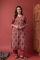 Image for Kusvaa Wkr418 Chintan Handblock Cotton Kurta Front