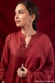 Image for Kusvaa Wkr426 Janhvi Handloom Cotton Kurta Dupatta