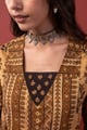 Image for Kusvaa Wkr427 Kalavati Handwork Cotton Kurta Nack