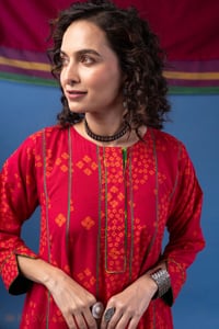 Image for Kusvaa Wkr433 Janaki Cotton A Line Kurta Featured