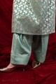 Image for Kusvaa Wkr434 Kashvi Chanderi Green Kurta Bottom