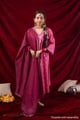 Image for Kusvaa Wkr436 Gita Chanderi Pink Kurta Dupatta