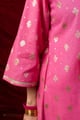 Image for Kusvaa Wkr436 Gita Chanderi Pink Kurta Sleeves