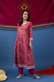 Image for Kusvaa Wkr437 Kamala Handblock Cotton Kurta Style