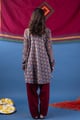 Image for Kusvaa Wkr443 Ekaja Cotton A Line Kurta Back