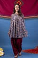 Image for Kusvaa Wkr443 Ekaja Cotton A Line Kurta Walking