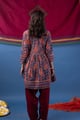 Image for Kusvaa Wkr445 Bhairavi A Line Cotton Kurta Back