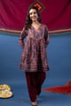 Image for Kusvaa Wkr445 Bhairavi A Line Cotton Kurta Stylish