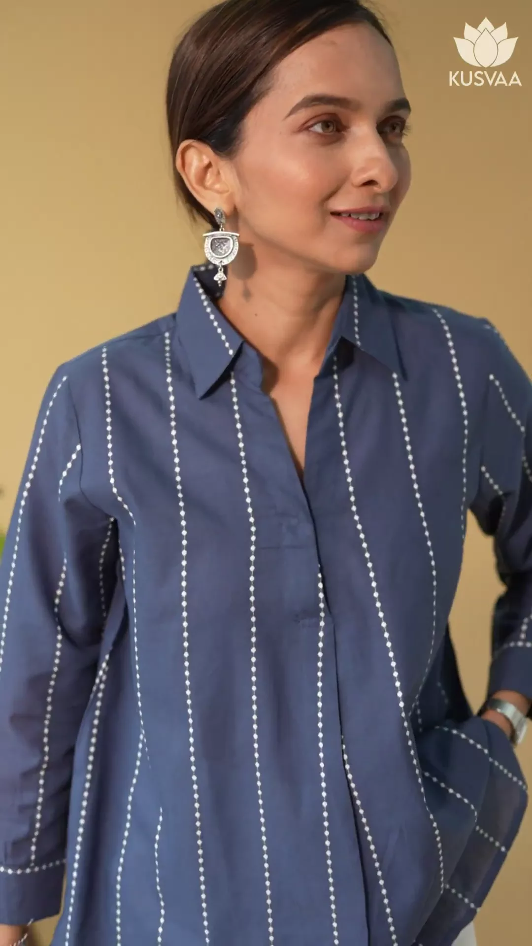 Deepanshi Handloom Cotton Short Kurti