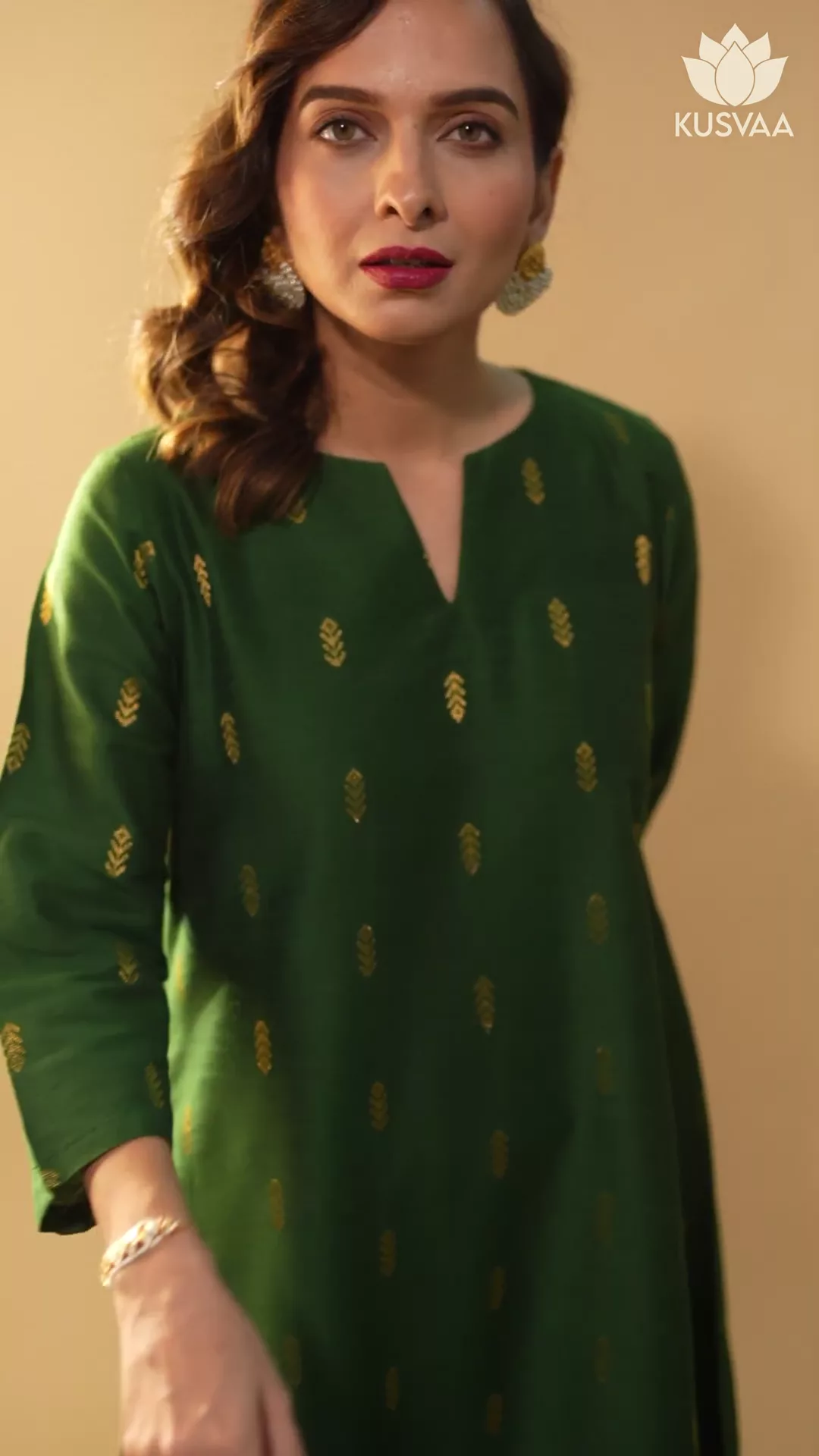 Pransi Cotton Silk Kurta Pant Set