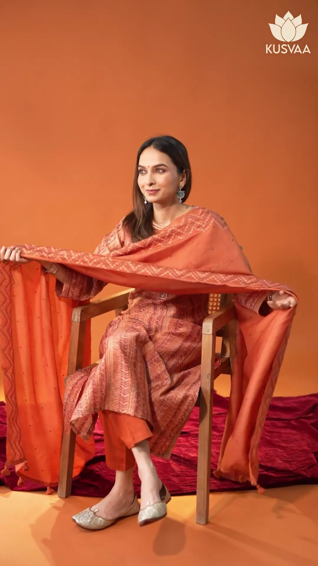Evara Kurta With Dupatta Set