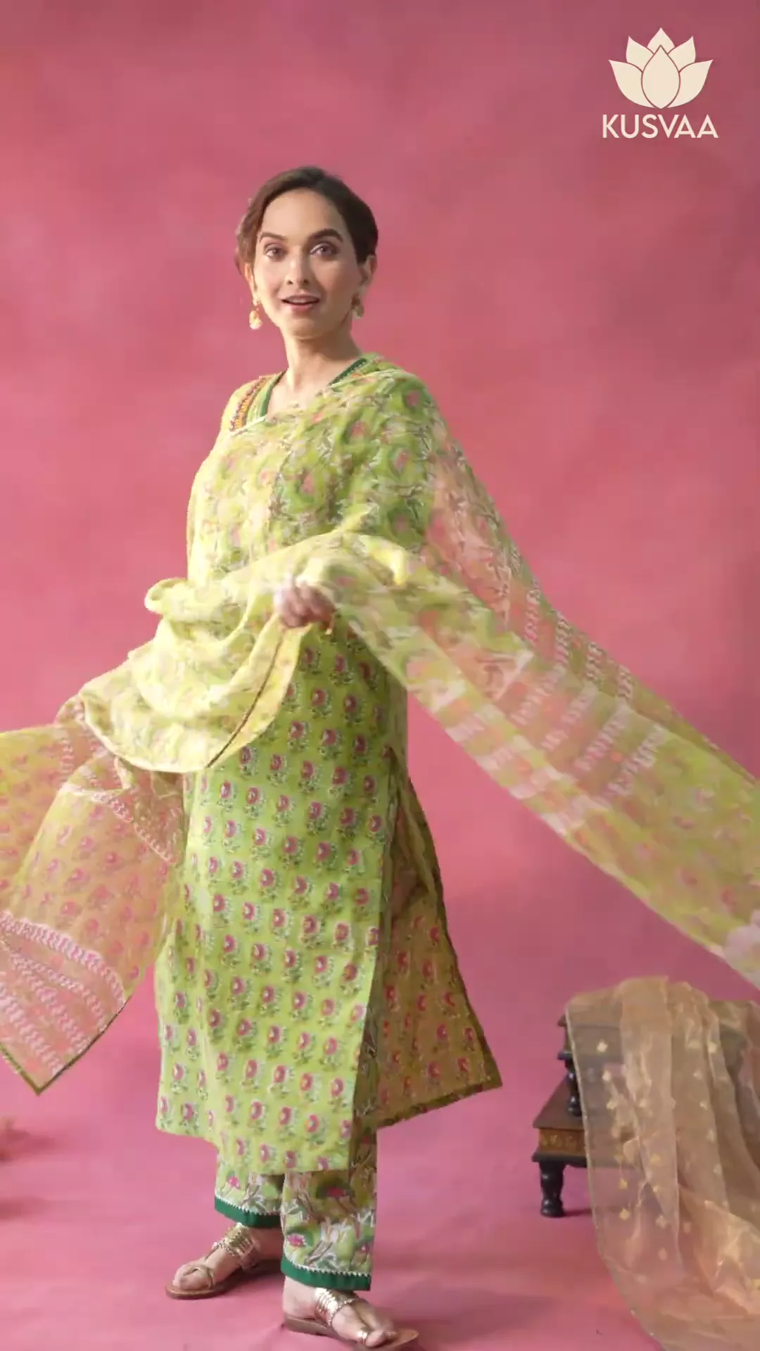 Damini Handblock Co-ord set