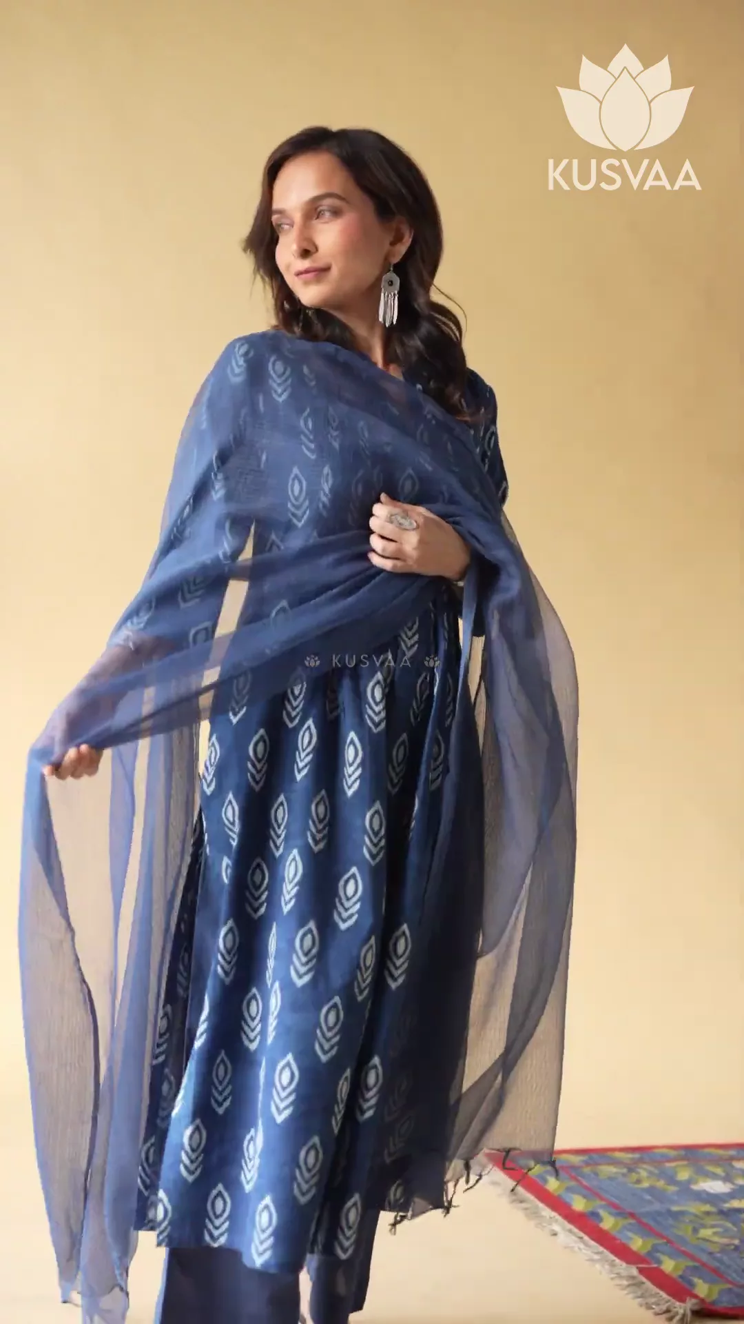 Deepti Handblock Cotton Kurta